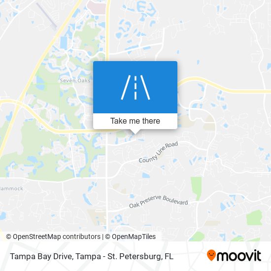 Tampa Bay Drive map