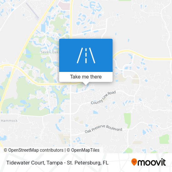 Tidewater Court map