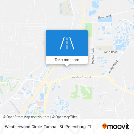 Mapa de Weatherwood Circle