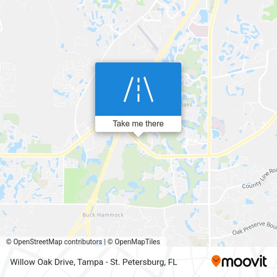 Willow Oak Drive map
