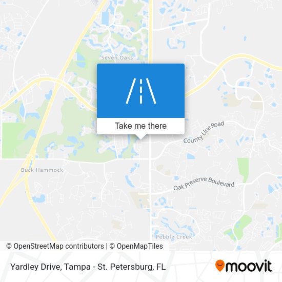Mapa de Yardley Drive