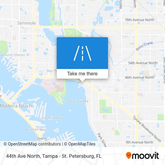 Mapa de 44th Ave North