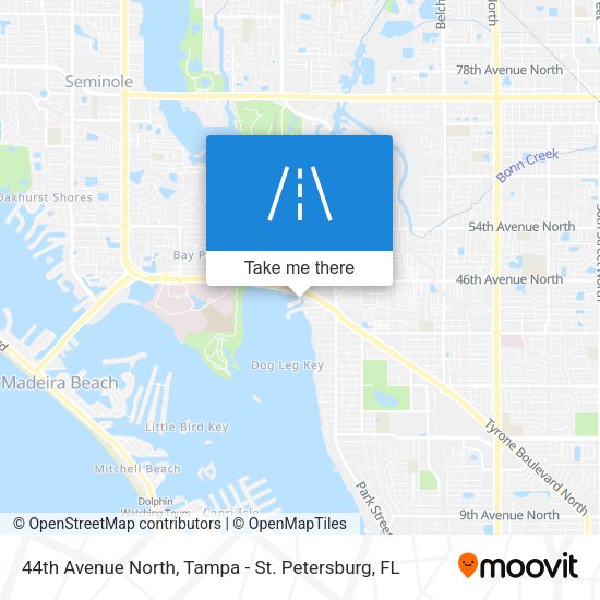 44th Avenue North map