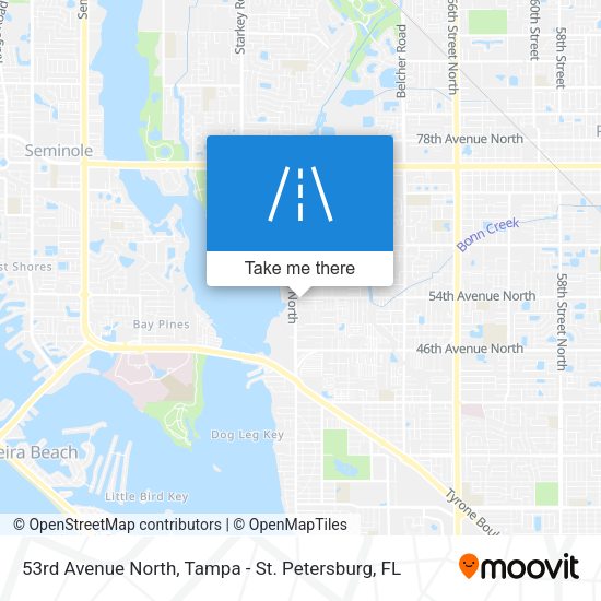 Mapa de 53rd Avenue North