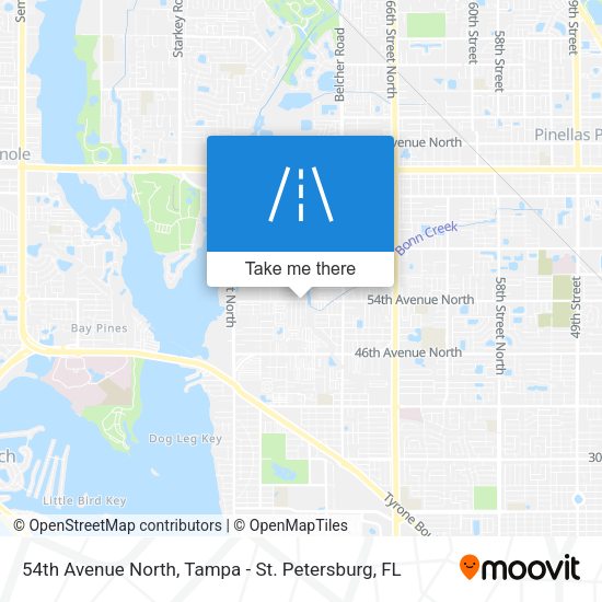 Mapa de 54th Avenue North