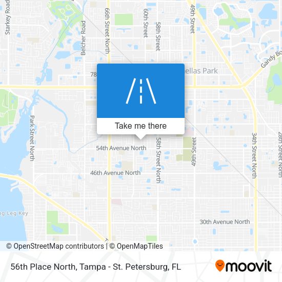 Mapa de 56th Place North