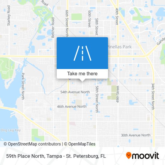 Mapa de 59th Place North