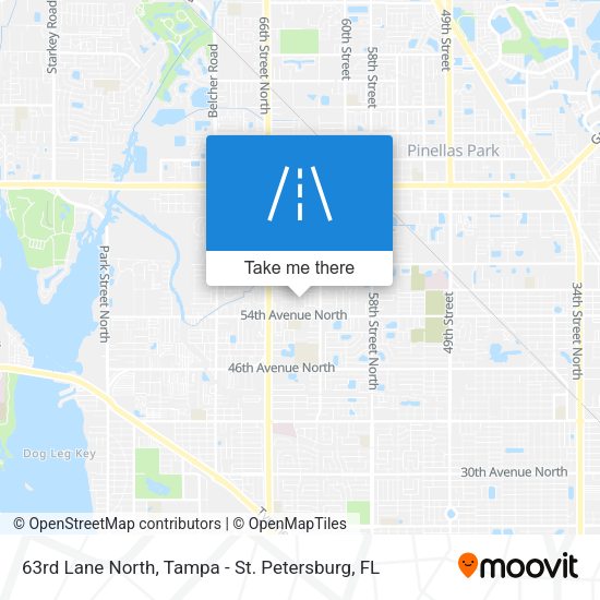 63rd Lane North map