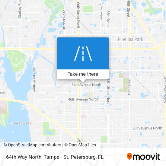 Mapa de 64th Way North