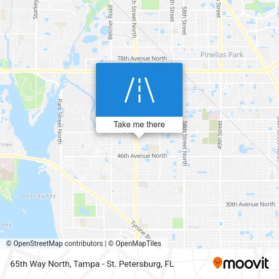 Mapa de 65th Way North