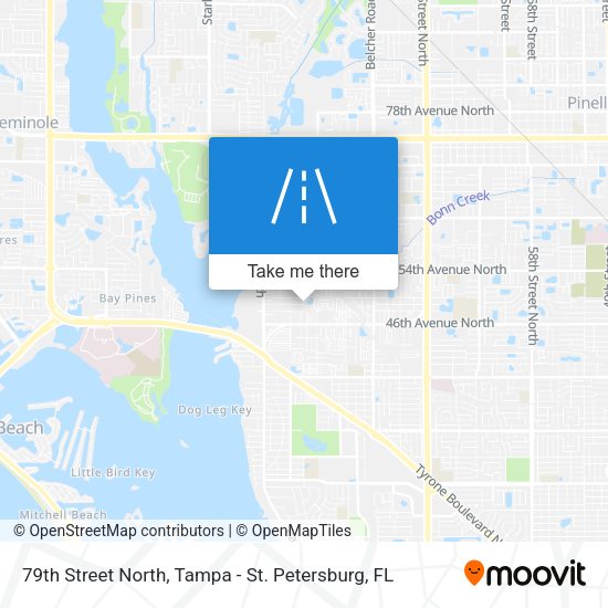 79th Street North map