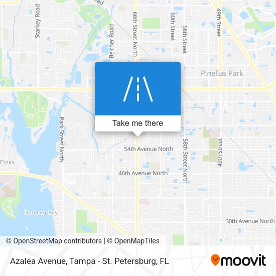 Azalea Avenue map