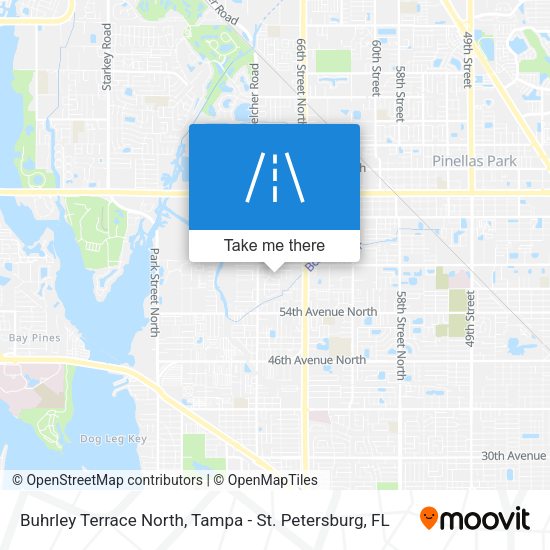 Mapa de Buhrley Terrace North