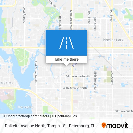 Mapa de Dalkeith Avenue North