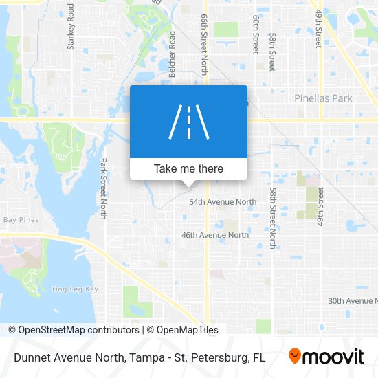 Dunnet Avenue North map