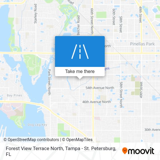 Mapa de Forest View Terrace North