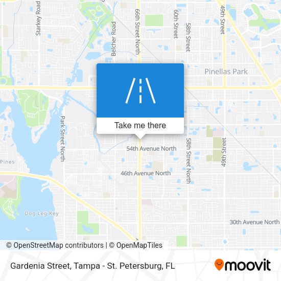 Gardenia Street map