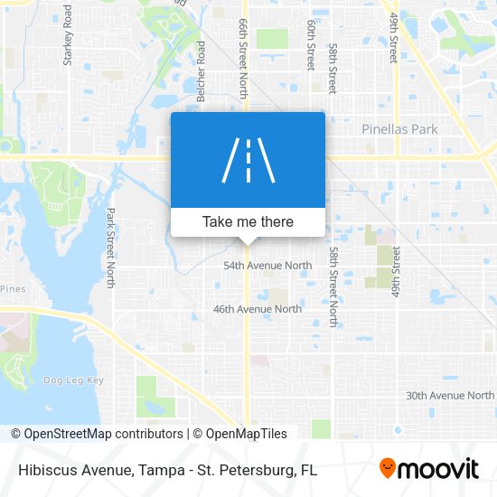 Mapa de Hibiscus Avenue