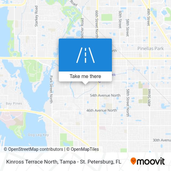 Mapa de Kinross Terrace North