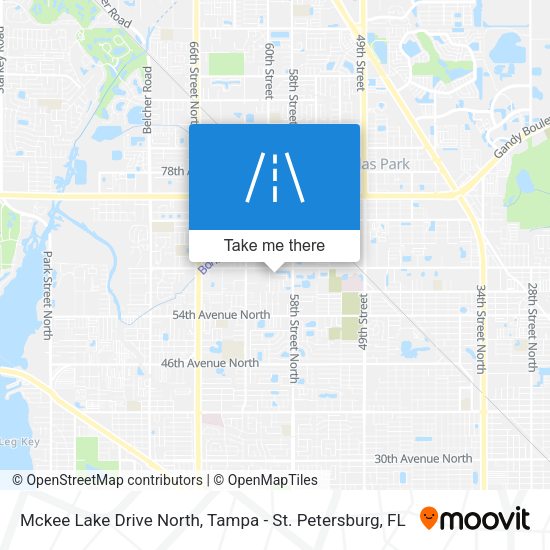 Mckee Lake Drive North map