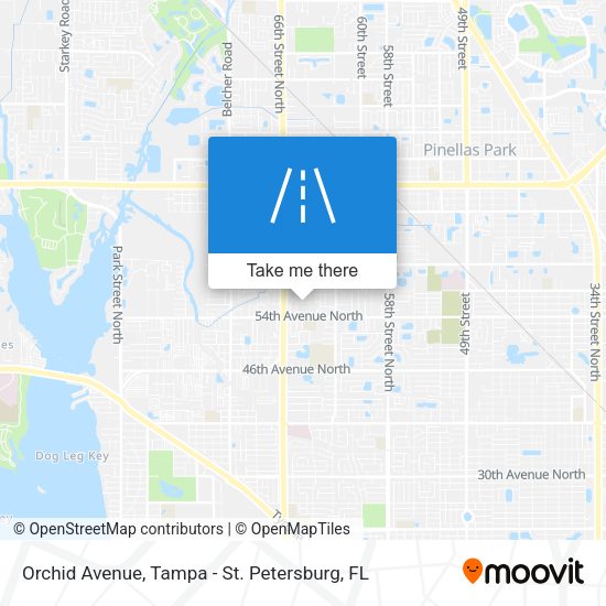 Orchid Avenue map