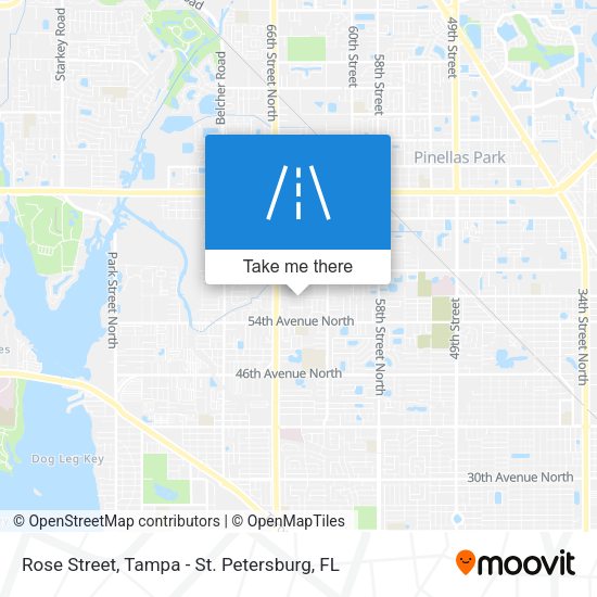 Rose Street map
