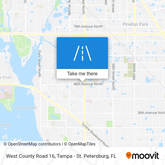 Mapa de West County Road 16