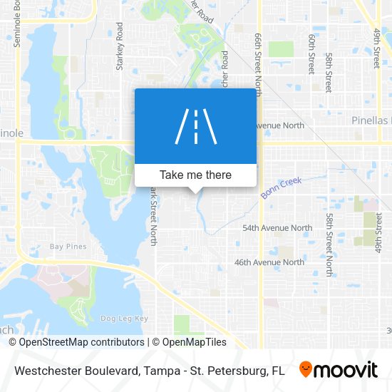 Westchester Boulevard map
