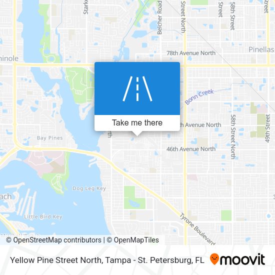 Mapa de Yellow Pine Street North