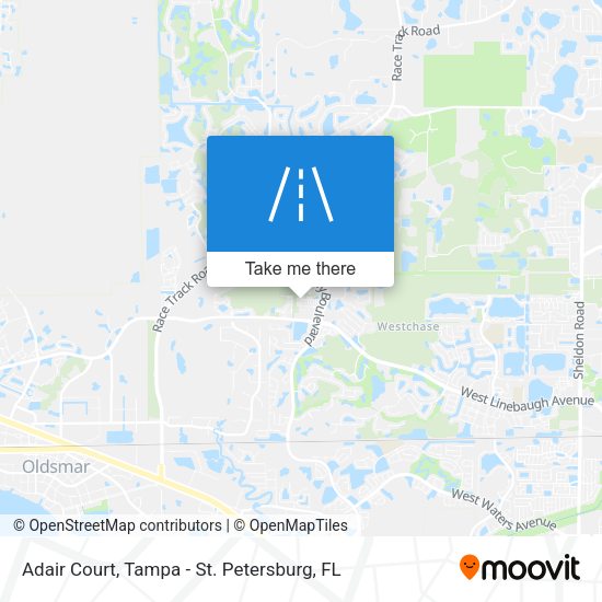 Adair Court map