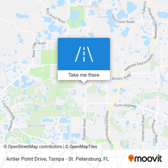 Mapa de Antler Point Drive