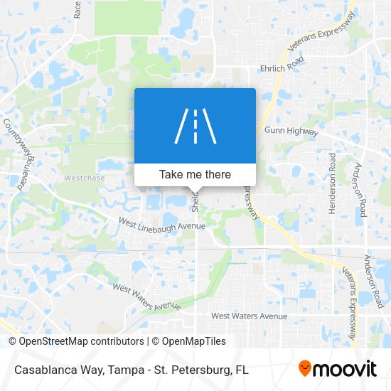 Casablanca Way map