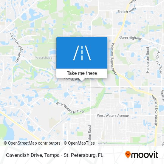 Mapa de Cavendish Drive