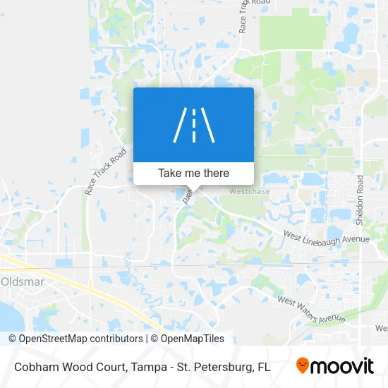 Cobham Wood Court map