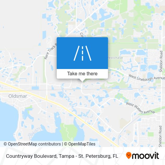 Countryway Boulevard map