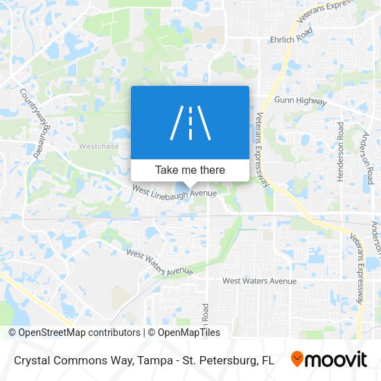 Mapa de Crystal Commons Way