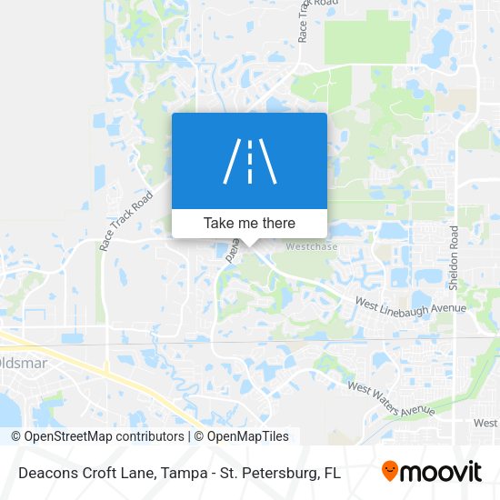 Deacons Croft Lane map
