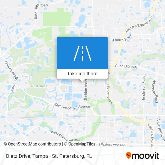 Dietz Drive map