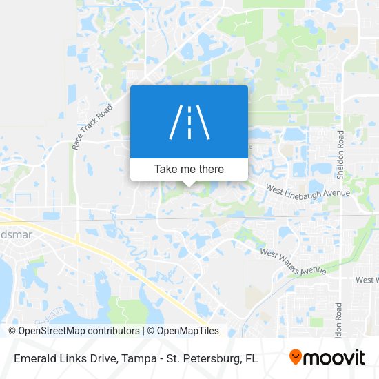 Mapa de Emerald Links Drive