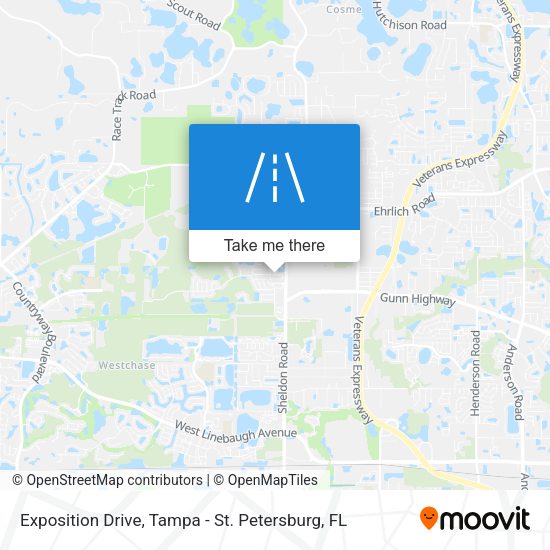 Exposition Drive map