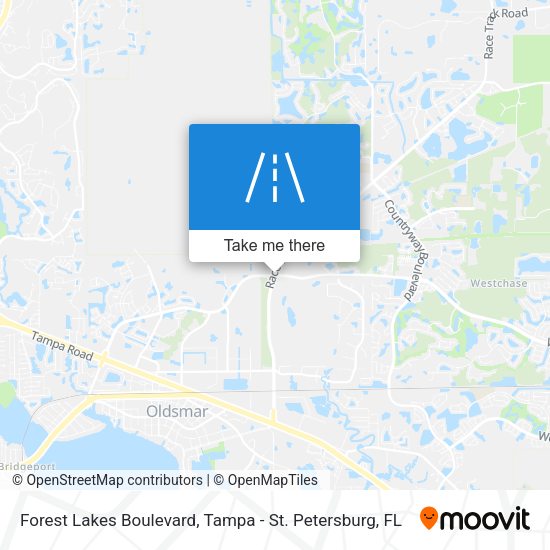 Forest Lakes Boulevard map