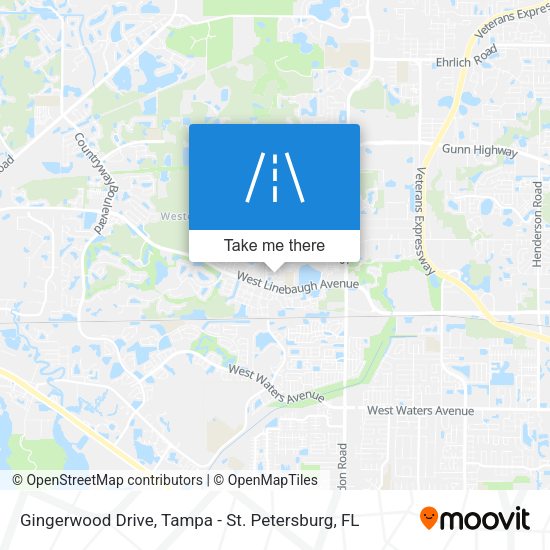 Mapa de Gingerwood Drive