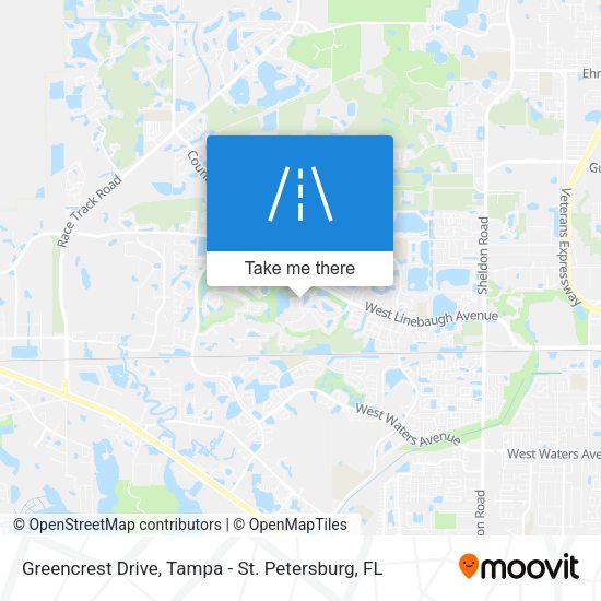 Mapa de Greencrest Drive