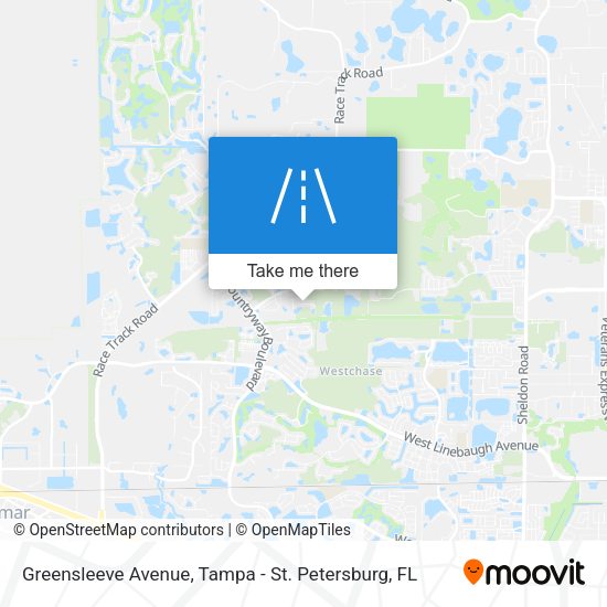 Greensleeve Avenue map