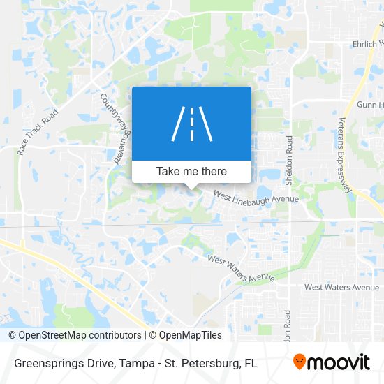Mapa de Greensprings Drive
