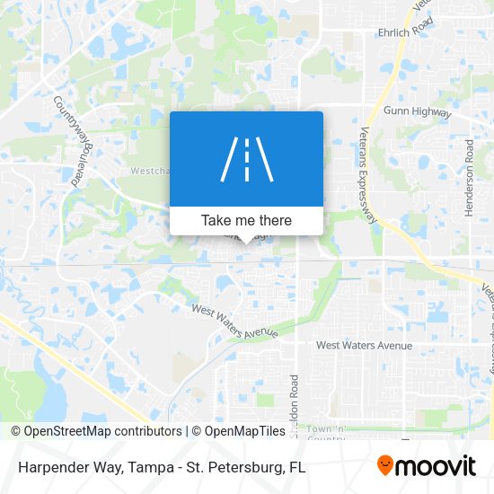 Harpender Way map