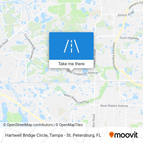 Hartwell Bridge Circle map