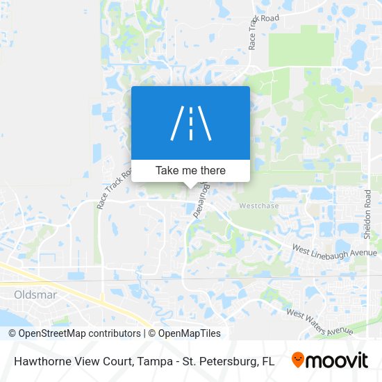 Hawthorne View Court map