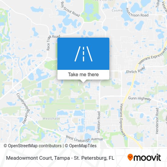 Mapa de Meadowmont Court