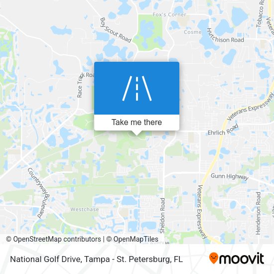 Mapa de National Golf Drive